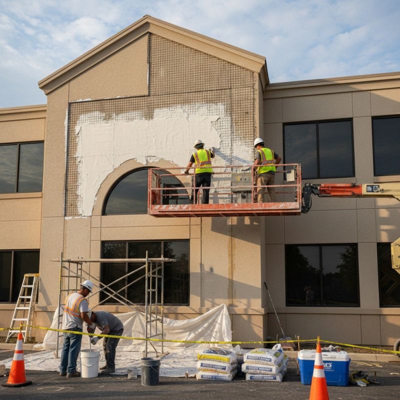 Commercial Stucco Patching