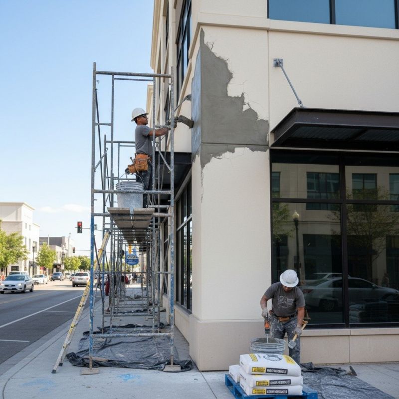 Commercial Stucco Patching