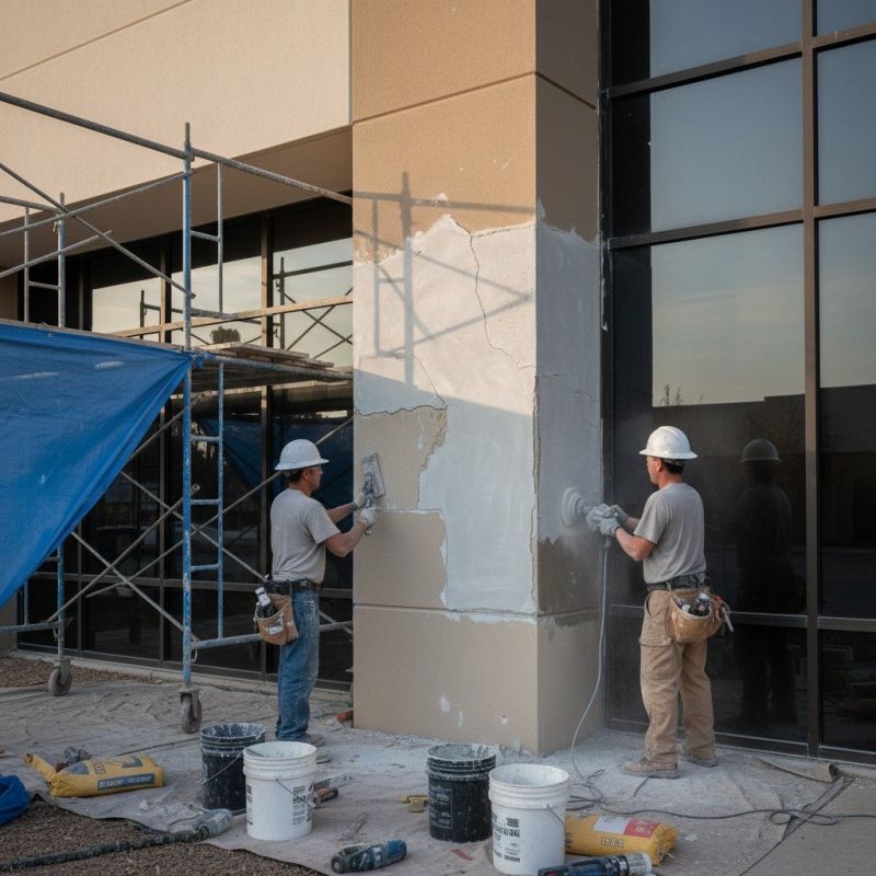 Commercial Stucco Patching
